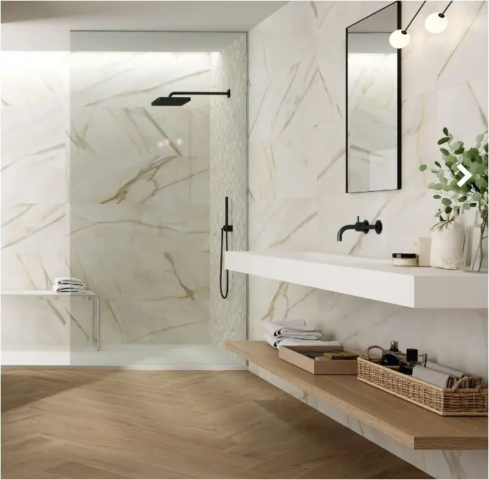 Badkamertegel Viena Gold nat. 60x120 cm