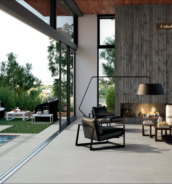 Terrastegel beige in 2 cm dikte