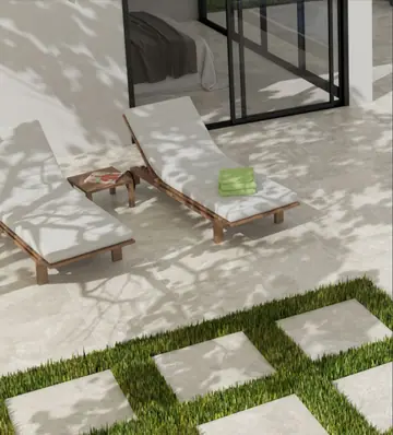 Beige terrastegel