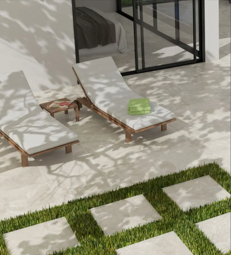 Beige terrastegel