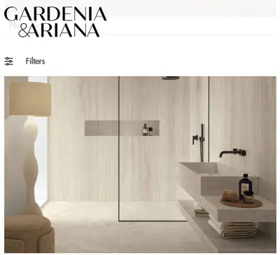 Logo Gardenia en Ariana tegels