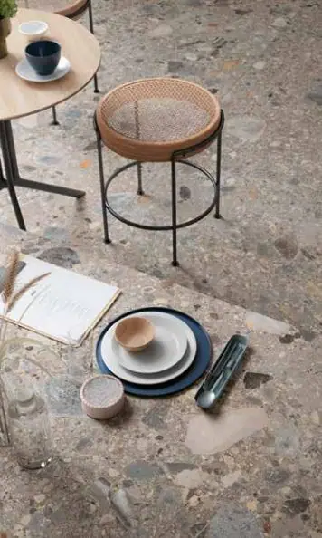 Keramische terrazzo of ceppo di gres tegel