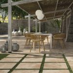 Mooie beige terras tegel in 60x60x2 van Polis