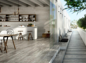 Parket tegel voor buiten in 2 cm dikte